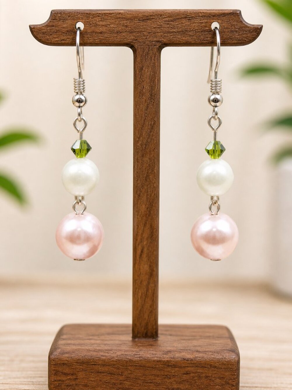 Pearl Drop Earrings | Handmade - Picture 4 of 5